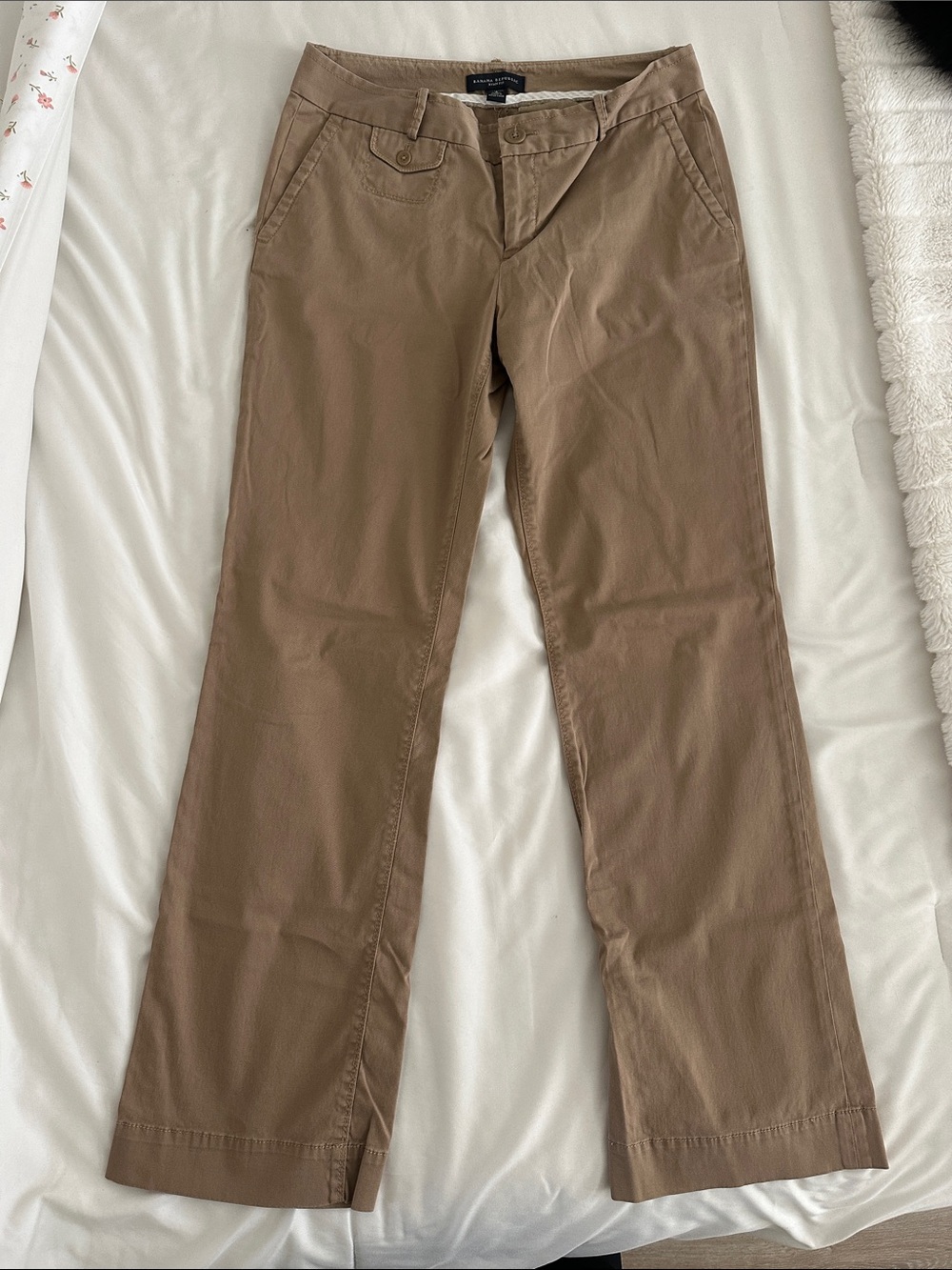 Banana Republic Women's Khaki Brown Trousers